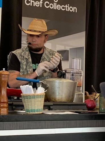 Chef Shawn Tibbitts representing Tibbitts @ Fern Hill at Taste of Tacoma, sharing chef-driven food with the local community.