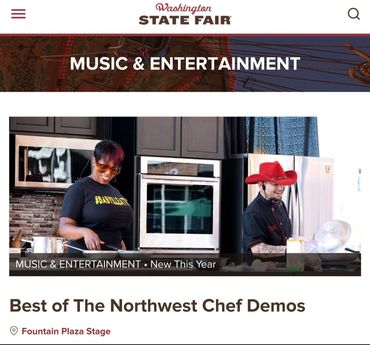 Tibbitts @ Fern Hill at Taste of Tacoma, celebrating Tacoma food, community, and chef-present hospitality. Chef Warnessa