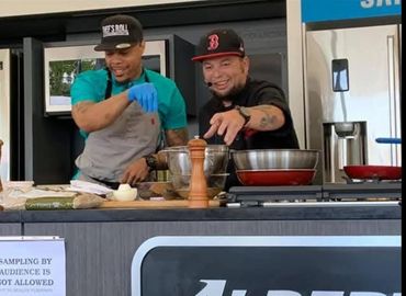 Chef Shawn Tibbitts at Taste of Tacoma, representing Tibbitts @ Fern Hill and Tacoma’s food culture. Chef Jacob Howell