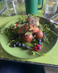 Smoked salmon quiche from the Tibbitts @ Fern Hill Spring Menu 2026.